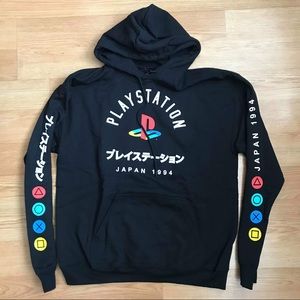 Playstation black mens hoodie size medium